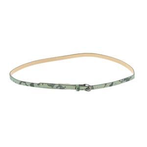 Madden Girl Belt Skinny Green Pixel Camo Print Synthetic Material Women's Medium